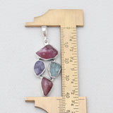 925 Sterling Silver Ruby Pendants