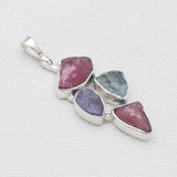 925 Sterling Silver Ruby Pendants