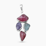 925 Sterling Silver Ruby Pendants