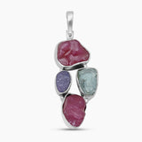 925 Sterling Silver Ruby Pendants