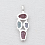 925 Sterling Silver Ruby Pendants