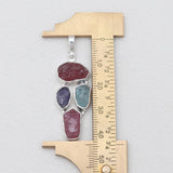 925 Sterling Silver Ruby Pendants