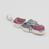 925 Sterling Silver Ruby Pendants