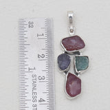 925 Sterling Silver Ruby Pendants