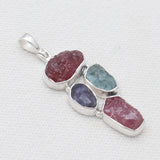 925 Sterling Silver Ruby Pendants