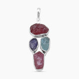 925 Sterling Silver Ruby Pendants