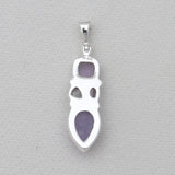 Hackmanite Amethyst Silver Pendants