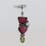 925 Silver Natural Garnet Pendant