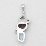 Garnet Silver Pendants