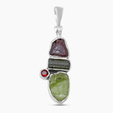 925 Sterling Silver Peridot Pendants