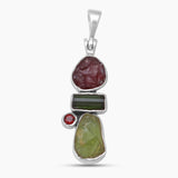 925 Sterling Silver Peridot Pendants