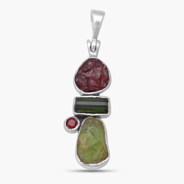 925 Sterling Silver Peridot Pendants