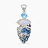 K2 Jasper Silver Pendants