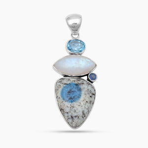 K2 Jasper Silver Pendants