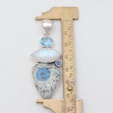 K2 Jasper Silver Pendants