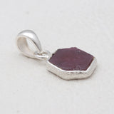 925 Sterling Silver Ruby Quartz Pendants