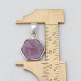 925 Sterling Silver Ruby Quartz Pendants