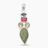 925 Sterling Silver Multi Gemstone Pendants
