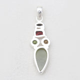 925 Sterling Silver Multi Gemstone Pendants