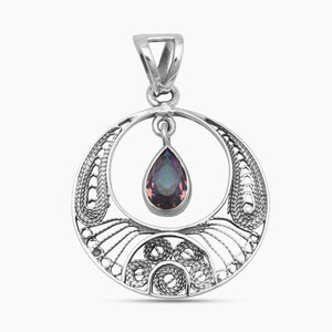Mystic Quartz Silver Designer Pendants
