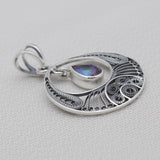 Mystic Quartz Silver Designer Pendants