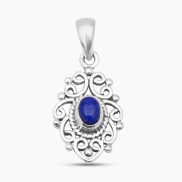Lapis Lazuli Silver Designer Pendants