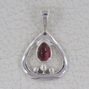 925 Sterling Silver Tourmaline Pendants