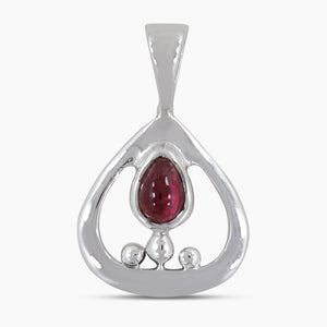 925 Sterling Silver Tourmaline Pendants