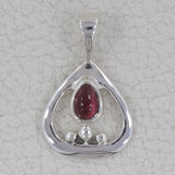 925 Starling Silver Tourmaline Pendants