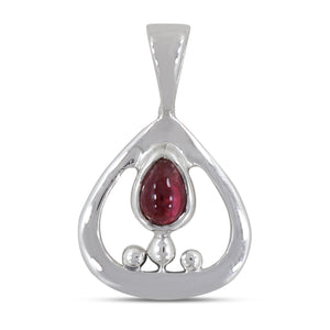 925 Sterling Silver Tourmaline Pendants