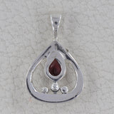 925 Starling Silver Tourmaline Pendants