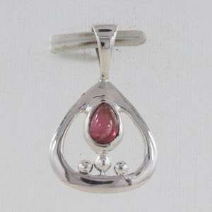 925 Sterling Silver Tourmaline Pendants