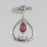 925 Starling Silver Tourmaline Pendants