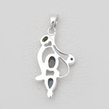 925 Sterling Silver Tourmaline Pendants
