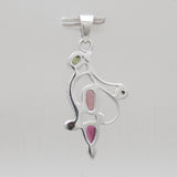 925 Sterling Silver Tourmaline Pendants