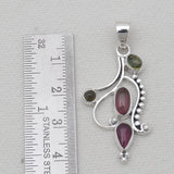 925 Sterling Silver Tourmaline Pendants