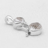 925 Silver Herkimer Quartz Pendants