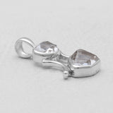 925 Silver Herkimer Quartz Pendants