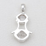 925 Silver Herkimer Quartz Pendants