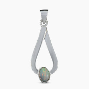 Ethiopian Opal Silver Pendants