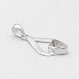 925 Sterling Silver Herkimer Quartz Pendants