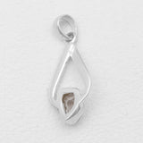 925 Sterling Silver Herkimer Quartz Pendants