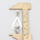 925 Sterling Silver Herkimer Quartz Pendants