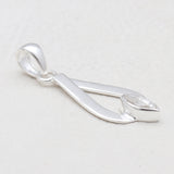 925 Sterling Silver Herkimer Quartz Pendants