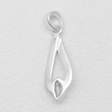 925 Sterling Silver Herkimer Quartz Pendants