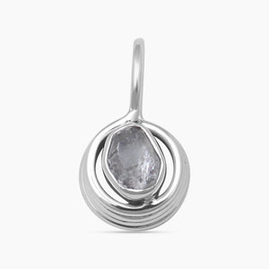 925 Sterling Silver Herkimer Quartz Pendants