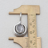 925 Sterling Silver Herkimer Quartz Pendants