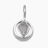 925 Sterling Silver Herkimer Quartz Pendants