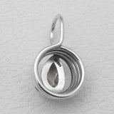 925 Sterling Silver Herkimer Quartz Pendants