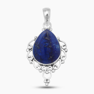 925 Sterling Silver Lapis Lazuli Pendants